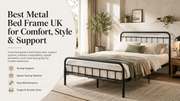 Best Metal Bed Frame UK for Comfort, Style & Support